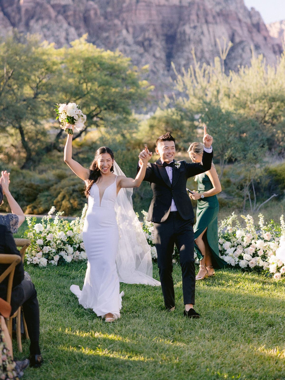 Aimee & Andy at Spring Mountain Ranch, planned by Scheme Events