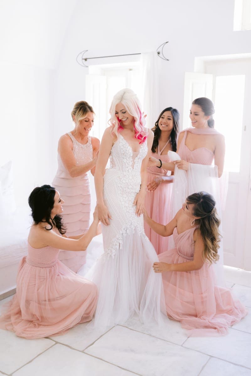 Chelsea & Jayse in Santorini, a Santorini, Greece wedding by Scheme Events