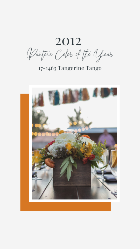 2012 Pantone Color of the Year